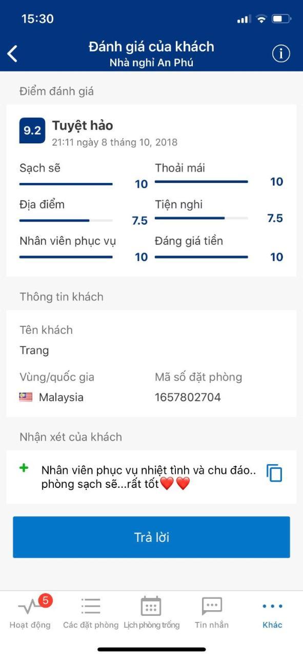 ホテル Nha Nghi An Phu ハノイ市 エクステリア 写真